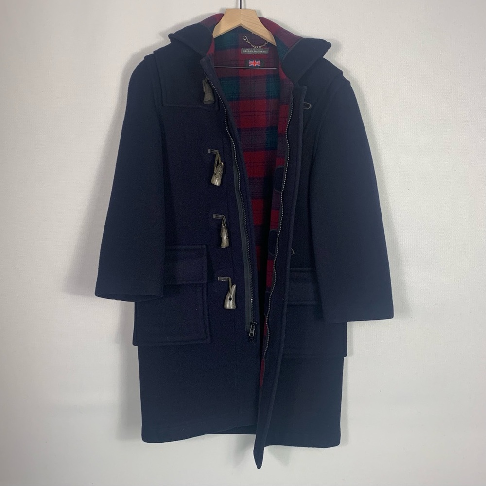 Vintage Brooks Brothers Men’s Big & Tall Classic Wool Duffle Coat SMALL